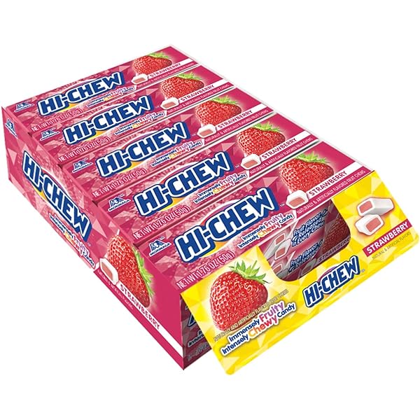 Amazon.com : Morinaga Hi-Chew Strawberry Fruit Chews, 1.76-Ounce