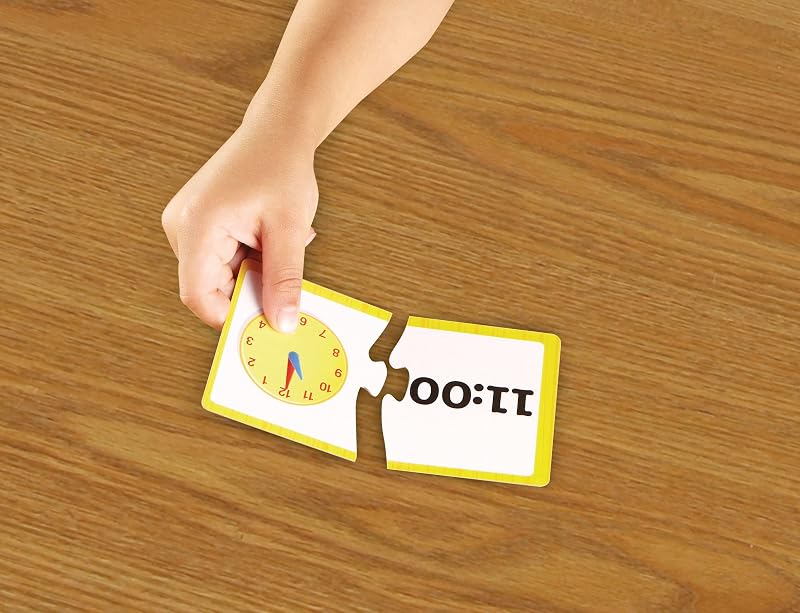 Horloge Éducative Enfant – Kit Lecture de l’Heure Analogique et Numérique – Jeu Montessori 5 Ans+ – Ressources Maternelle & Primaire
