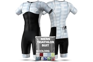 SLS3 Triathlon Suits Mens - Aerodynamic Sleeved Mens Tri Suit – Lightweight Trisuit with Premium FX Fabrics - 2 Pockets