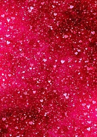 Amazon ホットピンクハート背景for Photo Studioデジタル写真ブースバックドロップウェディングパーティープロップ5 X 7 Ft バックペーパー 背景布 通販
