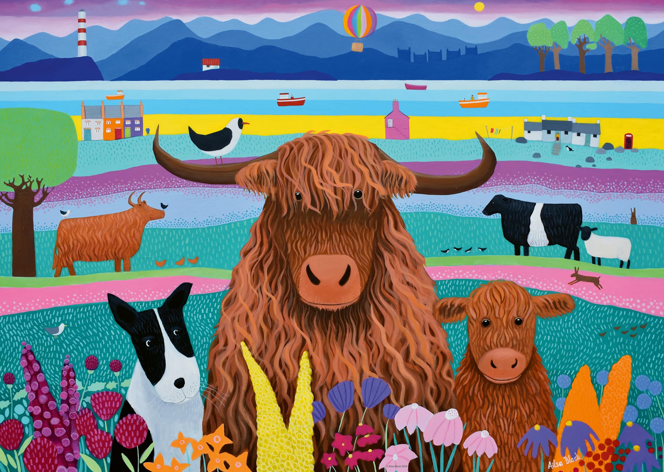 Ravensburger Highland Life 1000 Piece Jigsaw Puzzles for Adults and Kids Age 12 Years Up