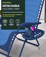 KEPLIN Set of 2 XXL Premium Heavy Duty Padded Zero Gravity Chairs Luxurious view 6