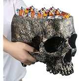 GameXcel Halloween Skull Candy Bowl - 8.5