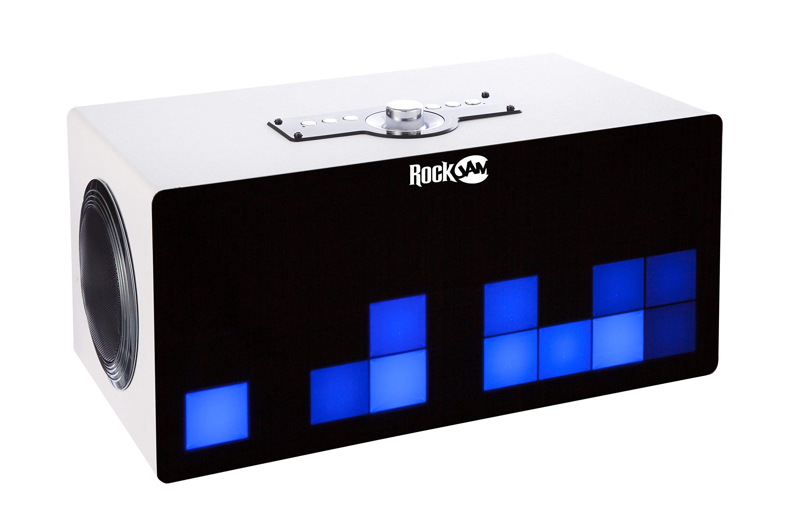 RockJam BT1106XL-W Bluetooth Lightshow Speaker - White