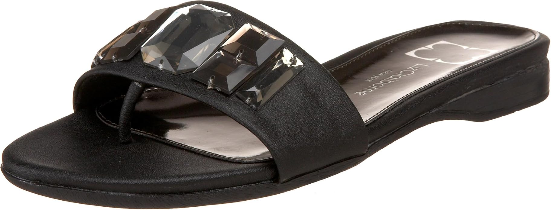 liz claiborne black sandals