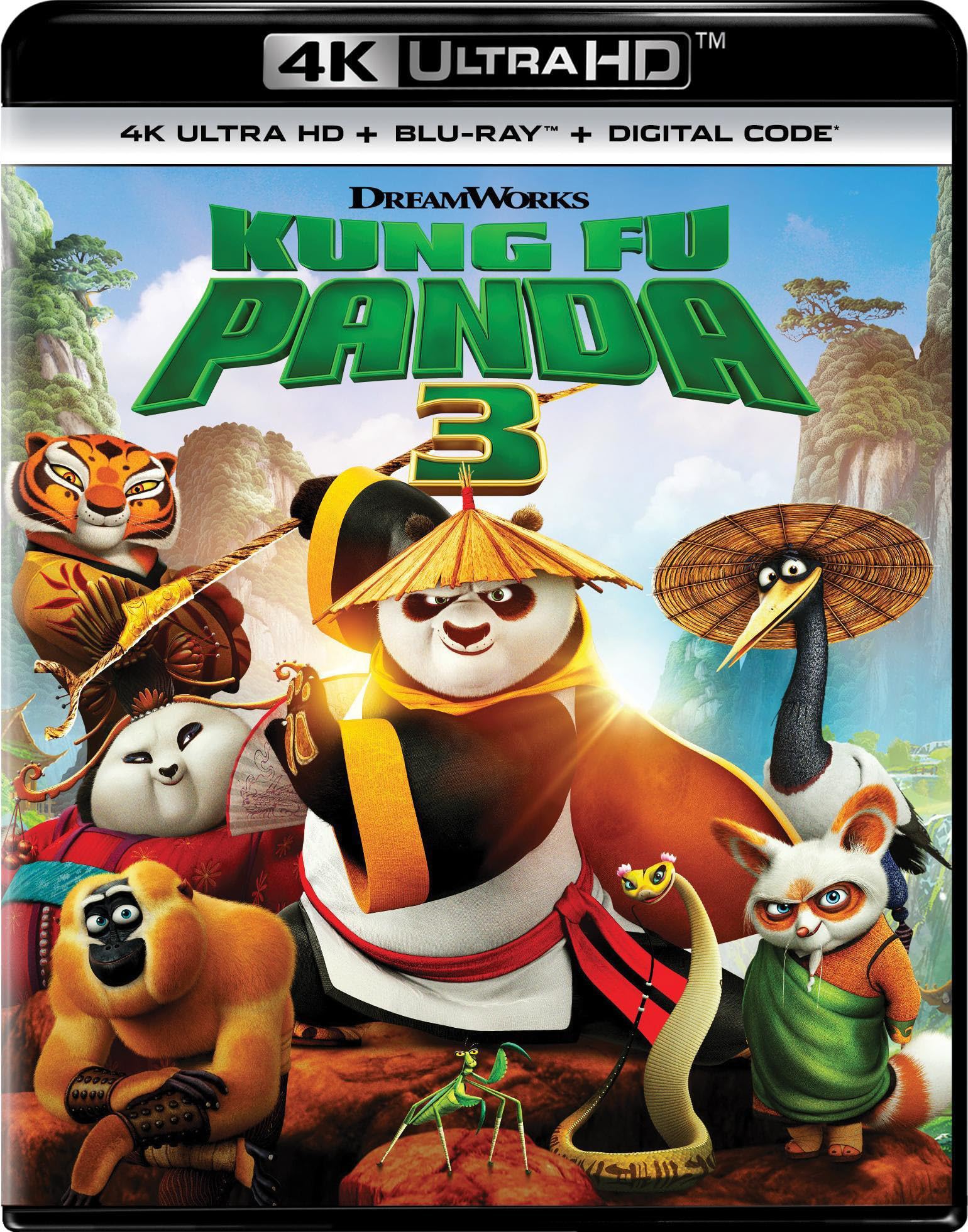 Kung Fu Panda 3 - 10th Anniversary (4K Ultra HD + Blu-ray + Digital) Image