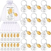 12 Set Emotional Support Gift Inspirational Cheer Cards with Positive Potato Keychains Employee Appreciation Gifts Bulk for C
