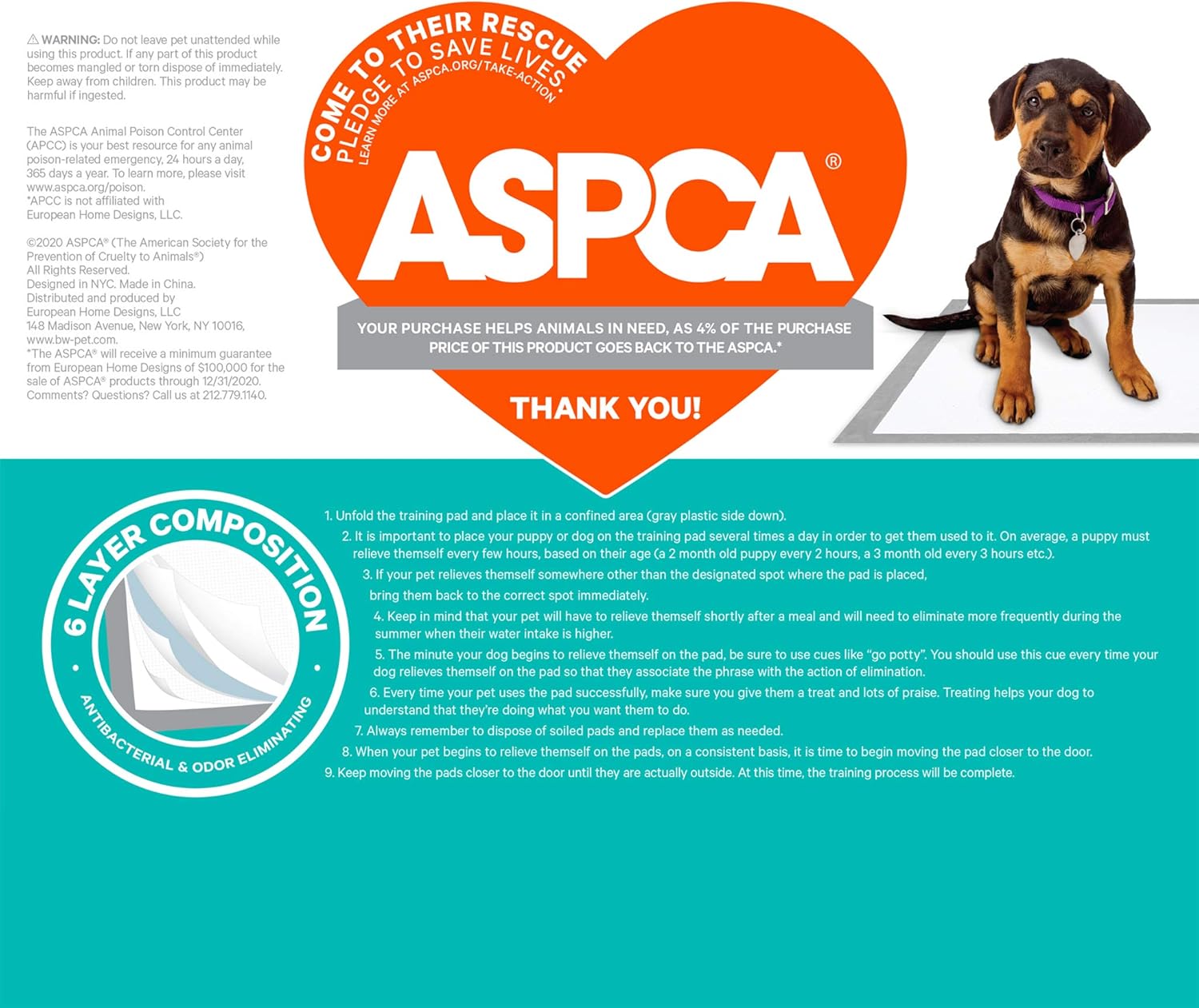 aspca puppy pads