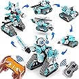 Amy&Benton Robot Building Set - 6-in-1 STEM Robot Kit with Remote & App Control for Boys Aged 8-16