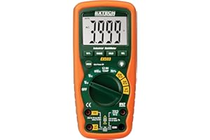 Extech EX503 CAT IV-600V Industrial Multi-Meter with Waterproof IP67 Rugged Design for Heavy Duty Use