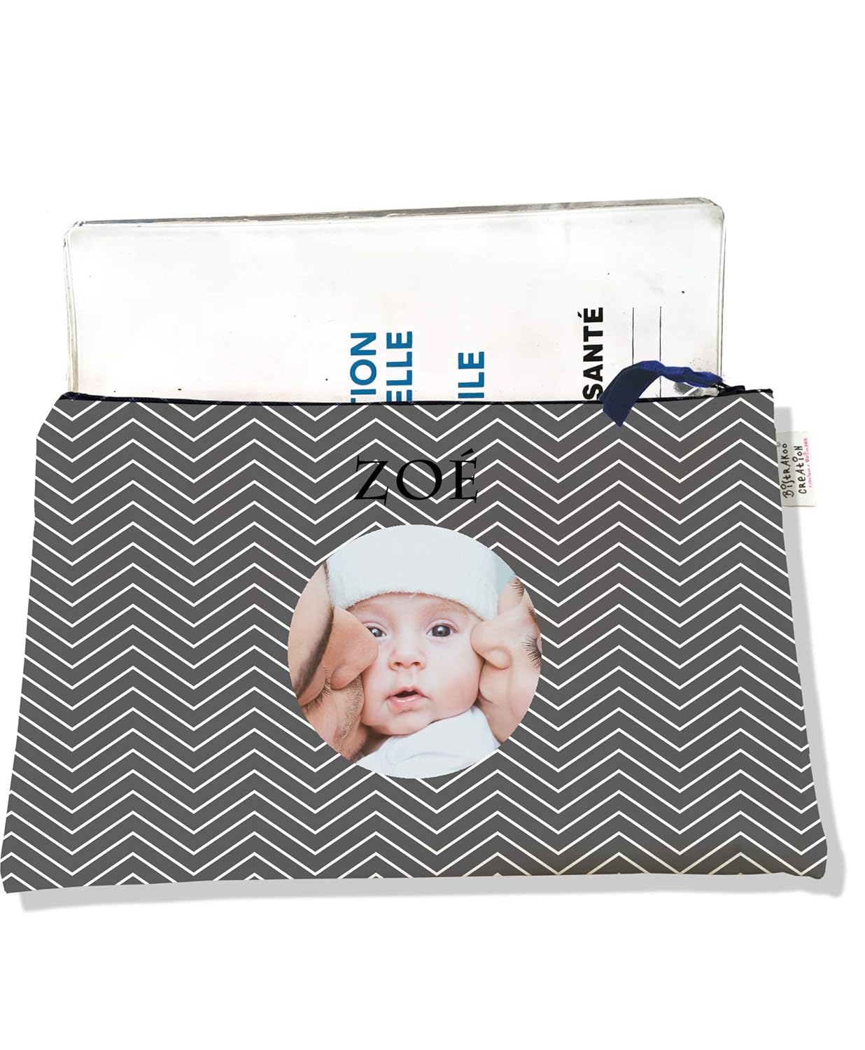 Ps57 Photo Protege Carnet De Sante Personnalisable Avec Fermeture Par Zip Pour Bebe Fille Enfant Photo Et Texte De Votre Choix Cadeaux De Naissance Et Souvenirs Bebe Puericulture Zwembaddebeemd Nl