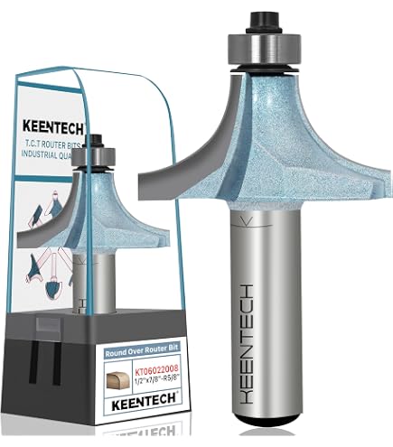 Freud Depth Rabbeting Bit With Interchangeable Bearings And Wrench For Furniture