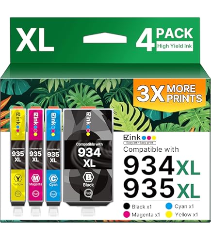 Amazon.com: 934 and 935 Ink Cartridges Combo Pack Compatible for