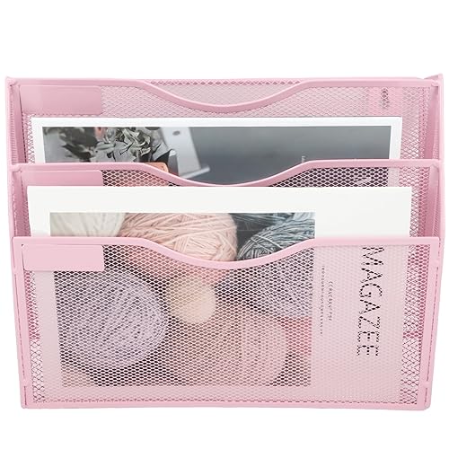 Easepres 3 Pocket Mesh Hanging Wall File Organizer Wall Mounted | INDIA - View #6