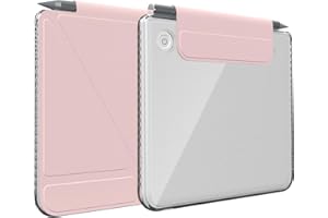 TUDIA M-FLIP Detachable Clear Magnetic Case for Kobo Libra Colour (2024) - [Auto Wake/Sleep] Shockproof Slim Transparent Back