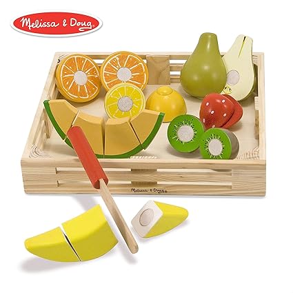 amazon frutas de madera para cortar