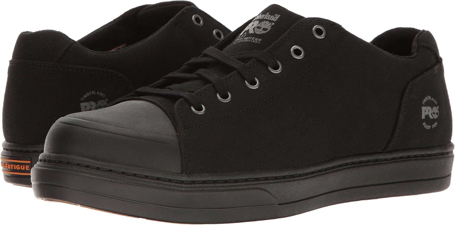 Timberland PRO Men's Disruptor Oxford Alloy Safety Toe EH Industrial & Construction Shoe, Black/Black Canvas, 11.5: Shoes