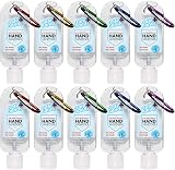 Star Brite Safe Hands Hand Sanitiser Gel 70% Alcohol Pack of 10 50ml with Clips view 1