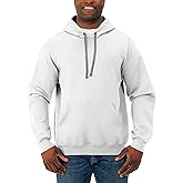 Fruit of the Loom Men's Sofspun Fleece Sweatshirts and Hoodies, White,Small