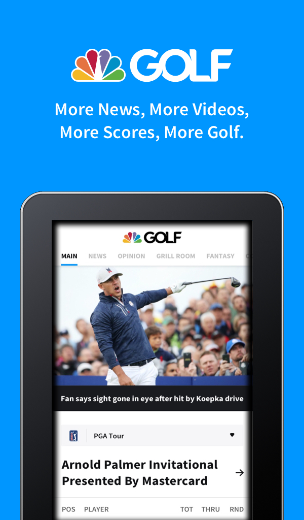 golf channel app firestick