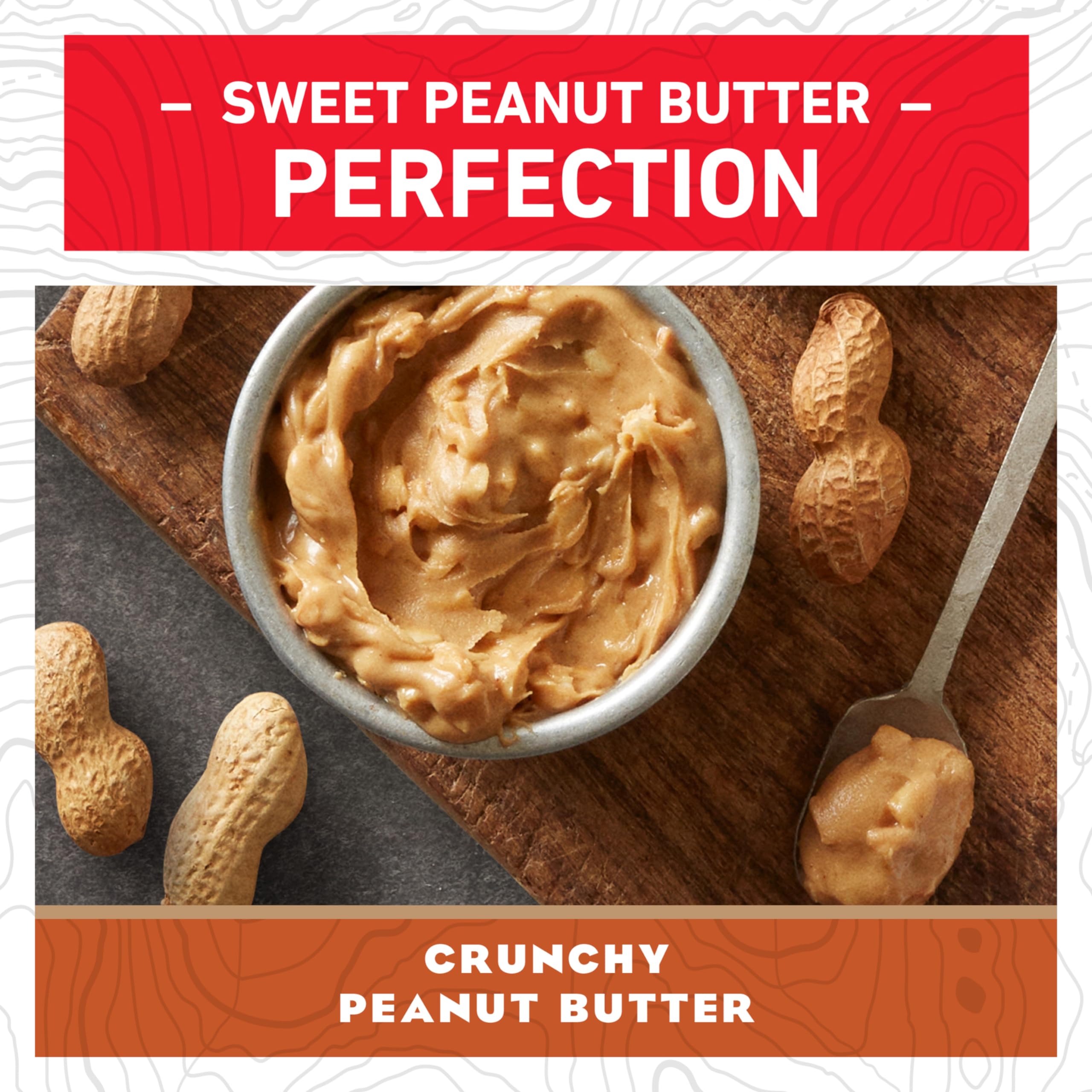 CLIF BAR - Crunchy Peanut Butter - Made with Organic Oats - 11g Protein - Non-GMO - Plant Based - Energy Bars - 2.4 oz. (18 Pack)