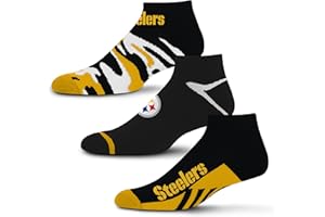 FOR BARE FEET FBF NFL Unisex-Adult Camo Boom 3-Pack