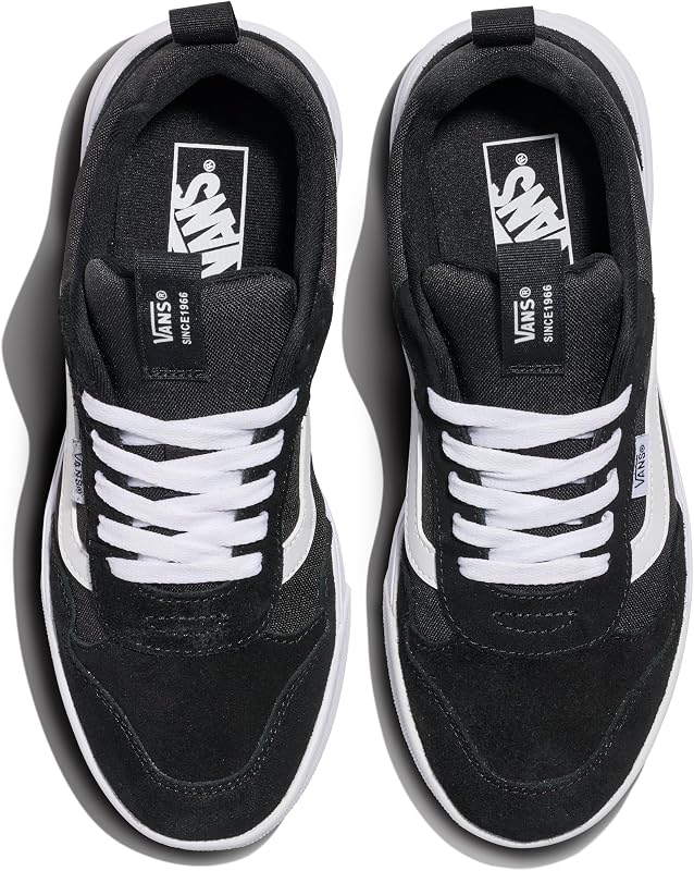 Vans range exp, calçados esportivos masculinos, preto (camurça/lona/preto/branco), 42 eu