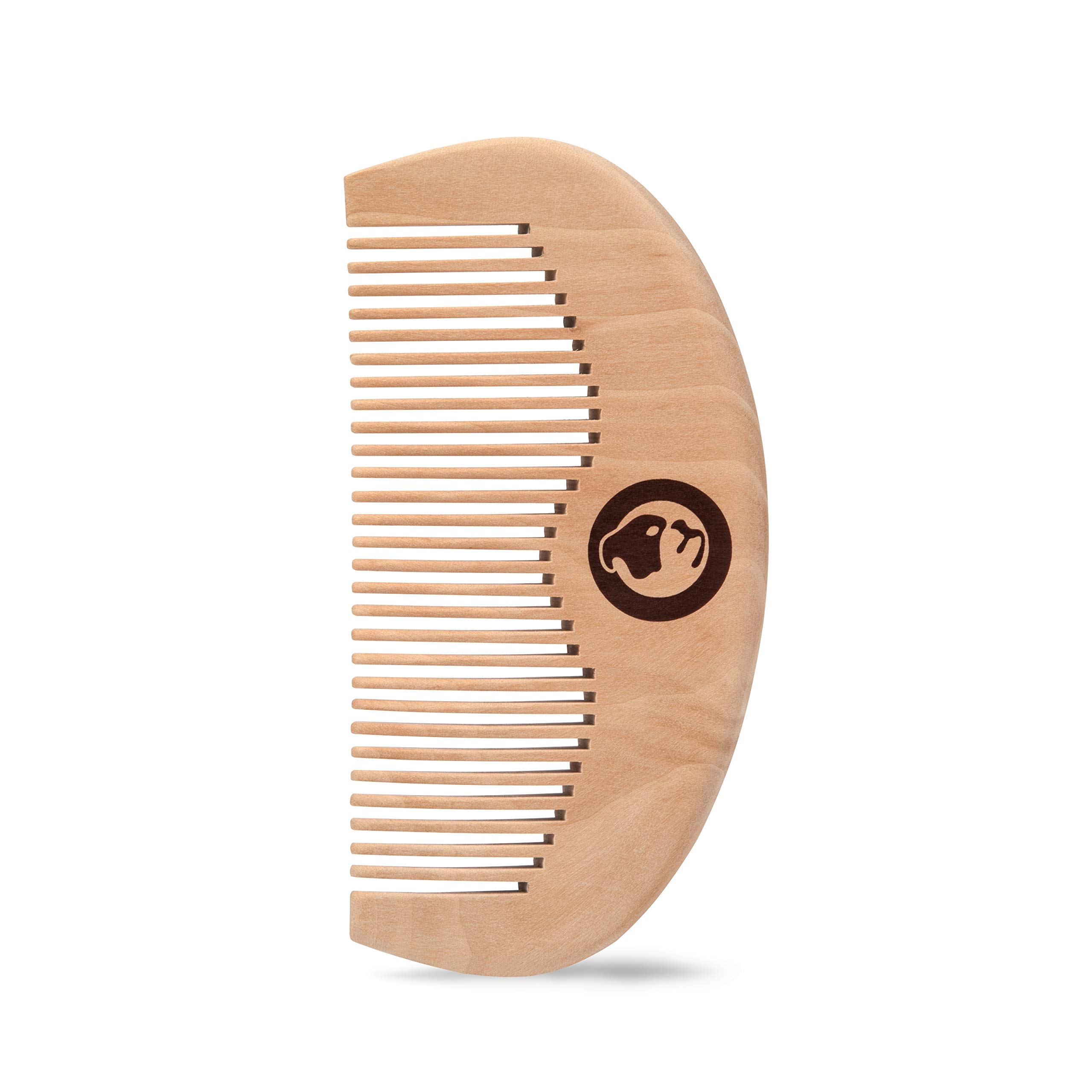 BULLDOG - Beard for Men | Beard Comb | Made from Peach Wood