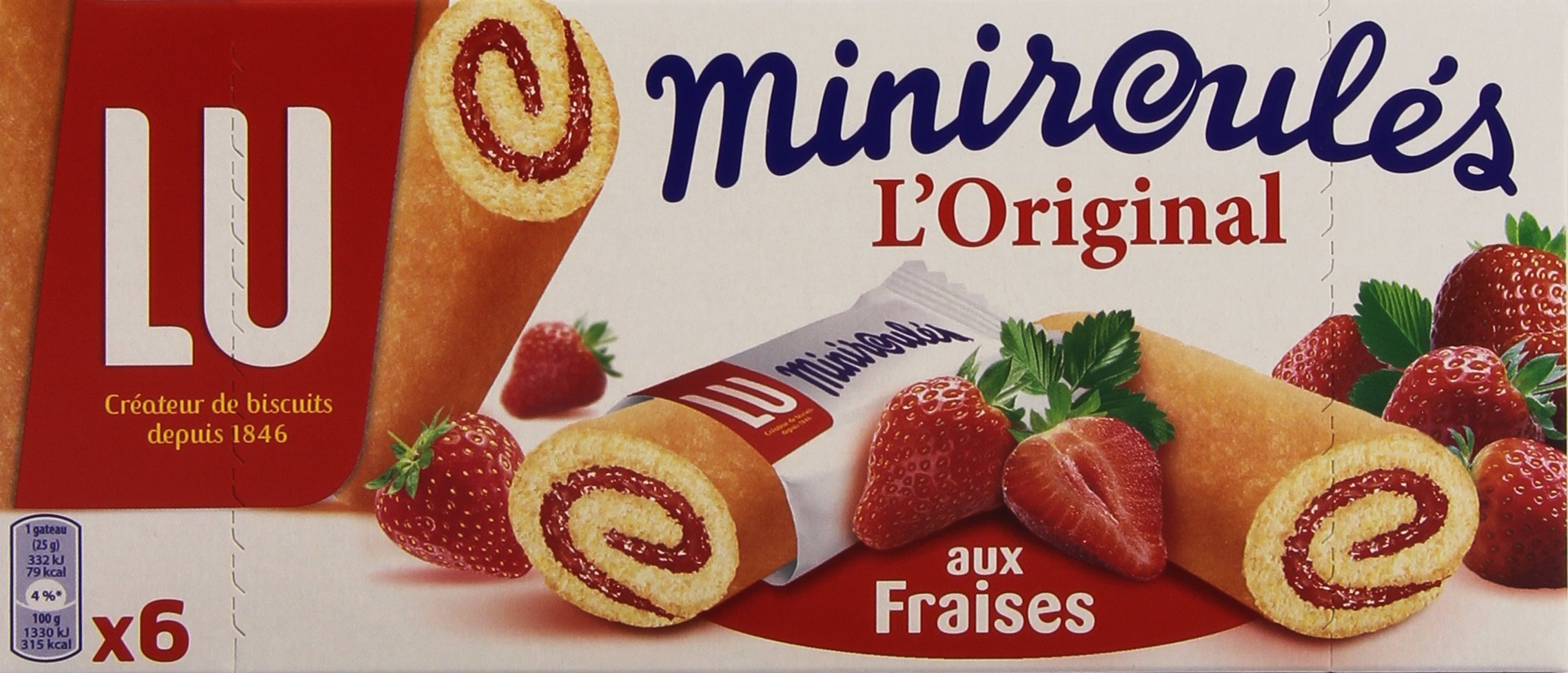 Lu Mini Strawberry Rolls 6 Count Buy Online In Egypt At Desertcart