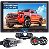 7-Inch Backup Camera for Car, Truck, SUV - HD 1080P Rear View System, IP69K Waterproof, Night Vision, 150° Wide Angle, Easy I