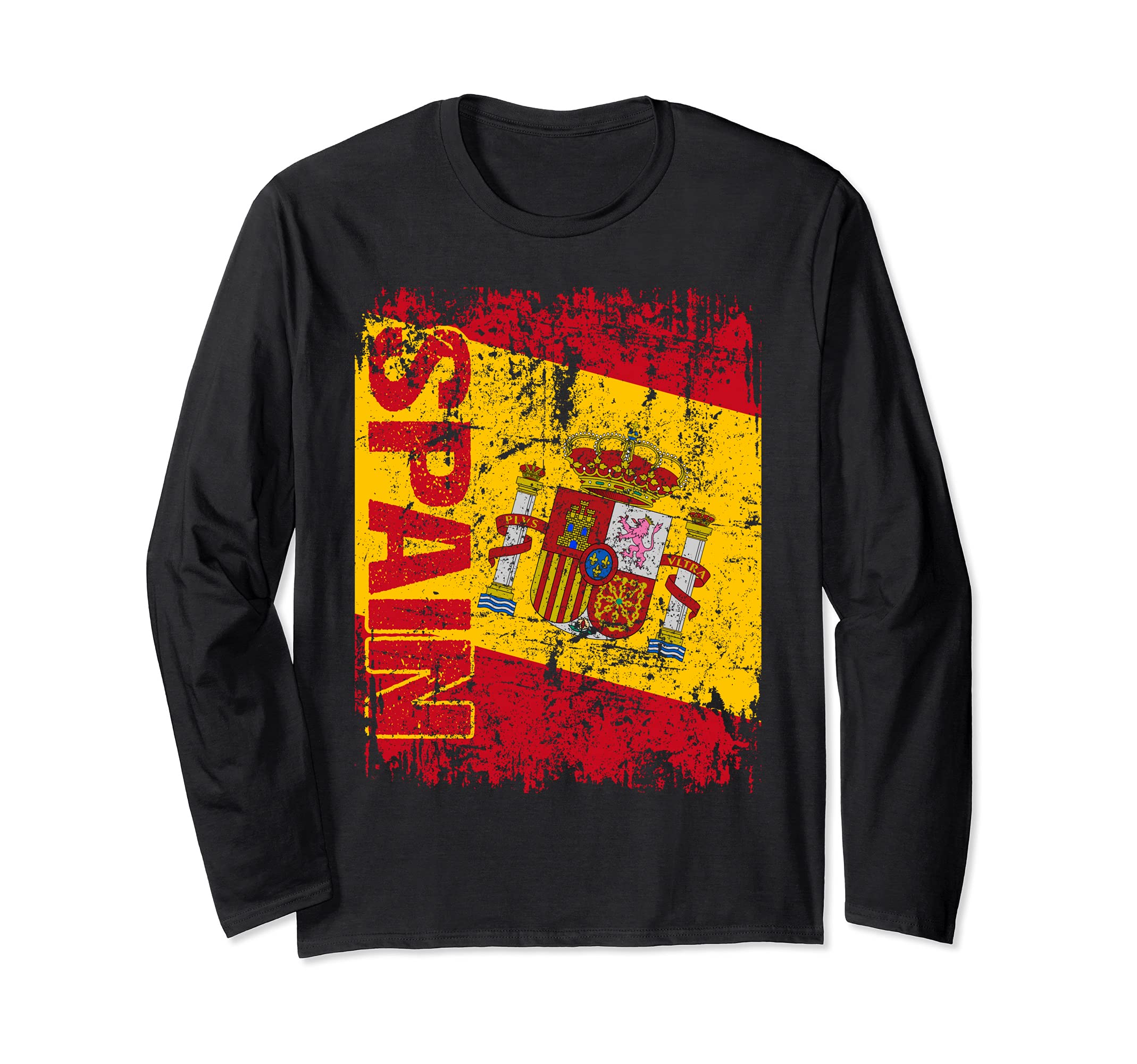 SPAIN Flag Vintage Distressed SPAIN Long Sleeve T-Shirt