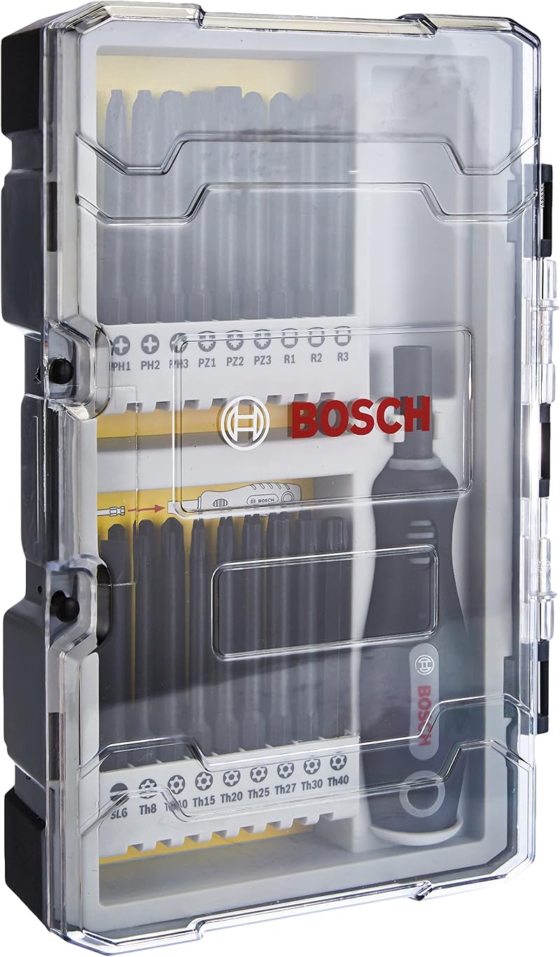 Bosch Screwdriver Bit Set with Handle 37-Piece