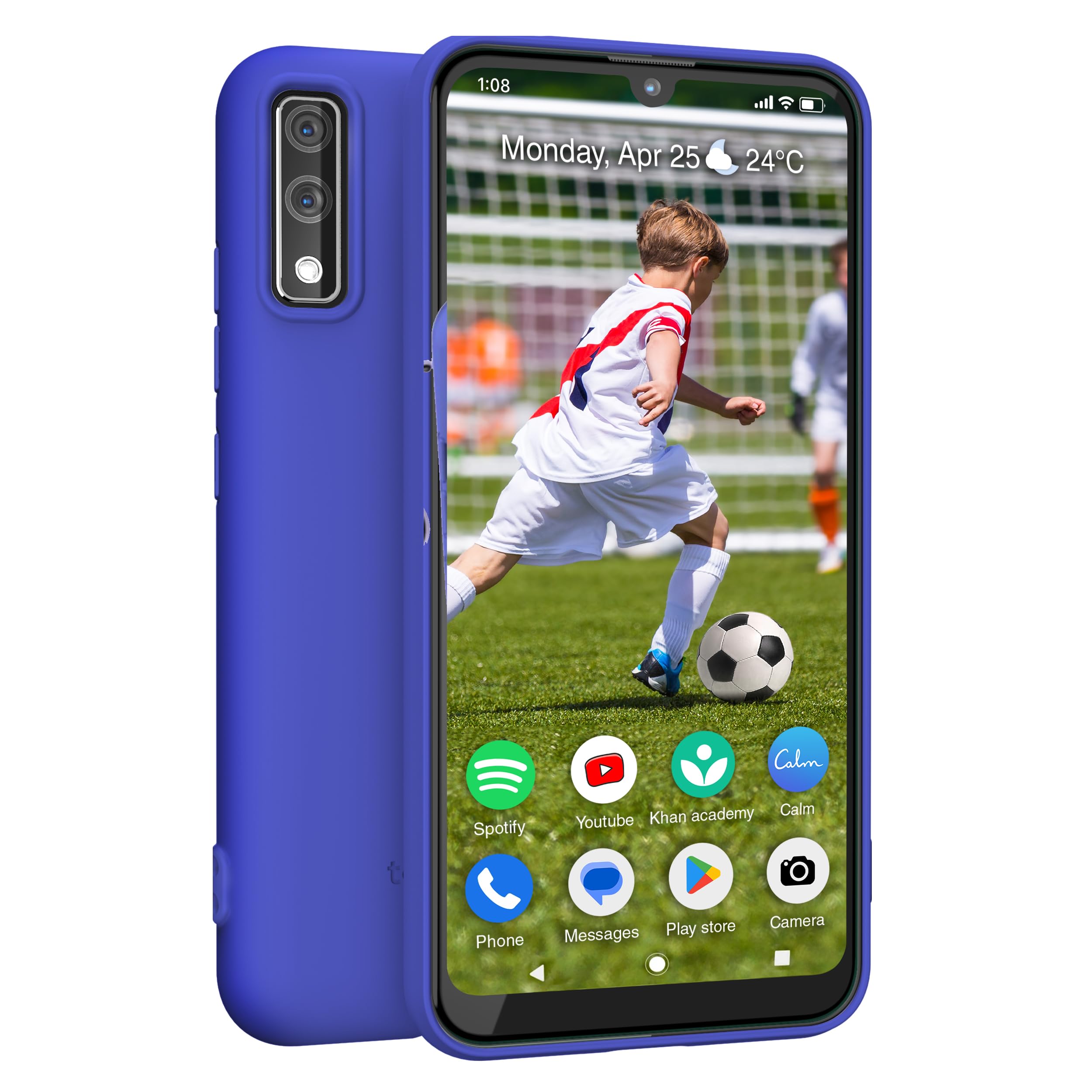 Photo 1 of Teracube Thrive Kids Smart Phone – Safe Android Phone for Kids & Teens with Parental Controls, Block/Limit Social Media and Internet, GPS, Talk & Text, Spam Blocker (Monthly Plan Required)