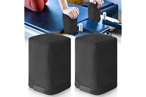 TOBWOLF 2PCS Pilates Reformer Shoulder Block Covers, Adjustable Reformer Shoulder Rest Covers with Hook & Loop Fastener, 7.5" x 4" x 4" Pilates Shoulder Support Cover for Pilates Enthusiasts, Trainers
