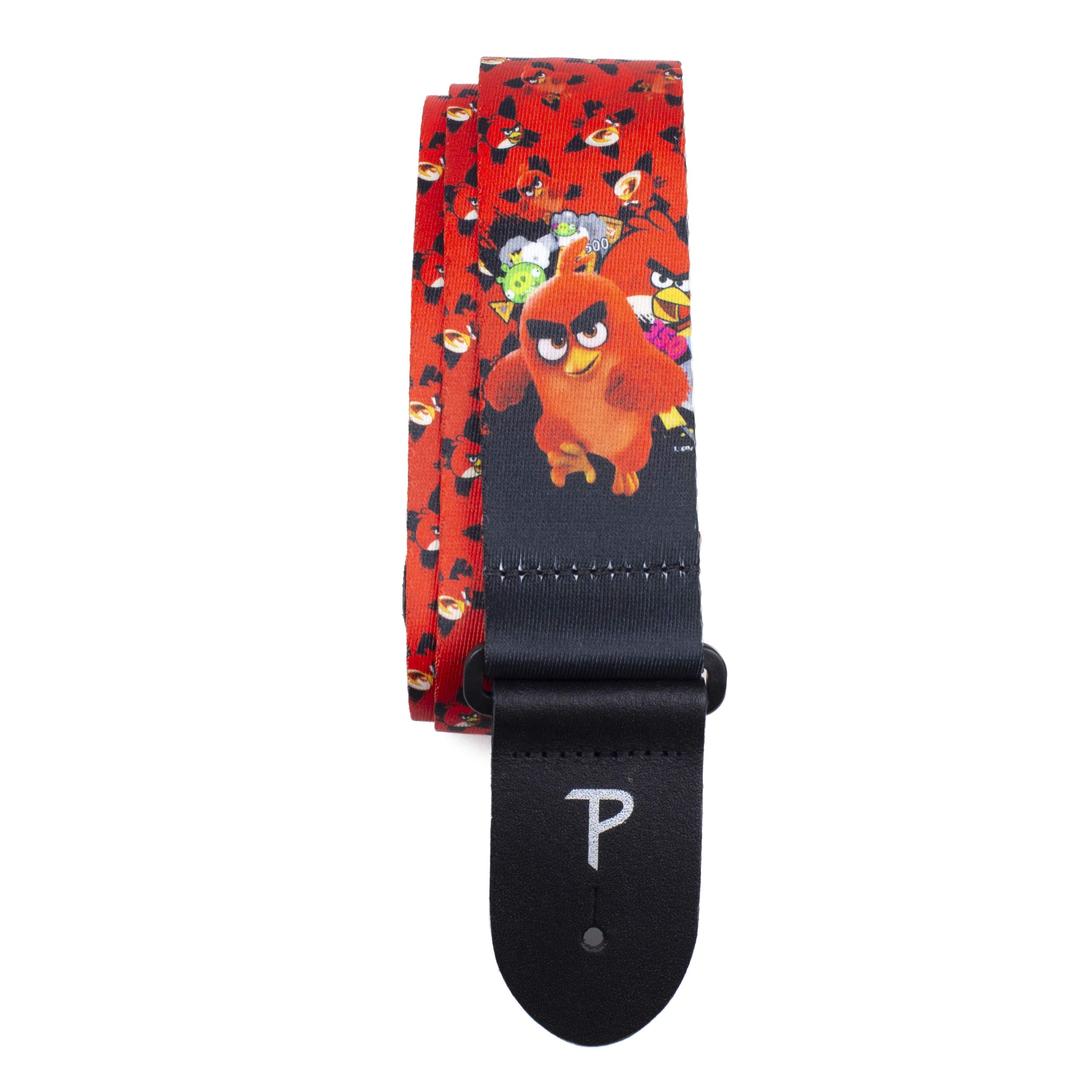 Perri's Leathers | Angry Birds Guitar Strap (Official Licensing) 2” Polyester Webbing, Adjustable Length 39" - 58" Long, LPCP-8184