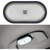 CYDZSW Car LED Dome Lights Interior Wireless,Trunk Light,USB Rechargeable Battery Powered Inside Ceiling Roof Light for Cars RV UTV and Truck (18LED)