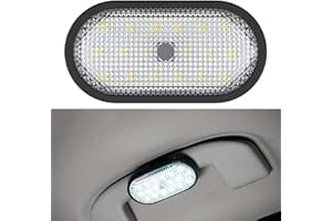 CYDZSW Car LED Dome Lights Interior Wireless,Trunk Light,USB Rechargeable Battery Powered Inside Ceiling Roof Light for Cars RV UTV and Truck (18LED)