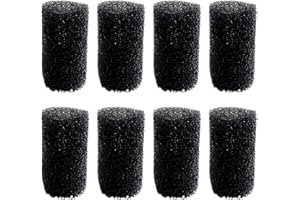 8Pcs Pre-Filter Sponge for Aquarium,Aquarium Intake Filter Sponge Foam Cover Rolls for Small Fish Shrimp,Aquarium Filter Medi