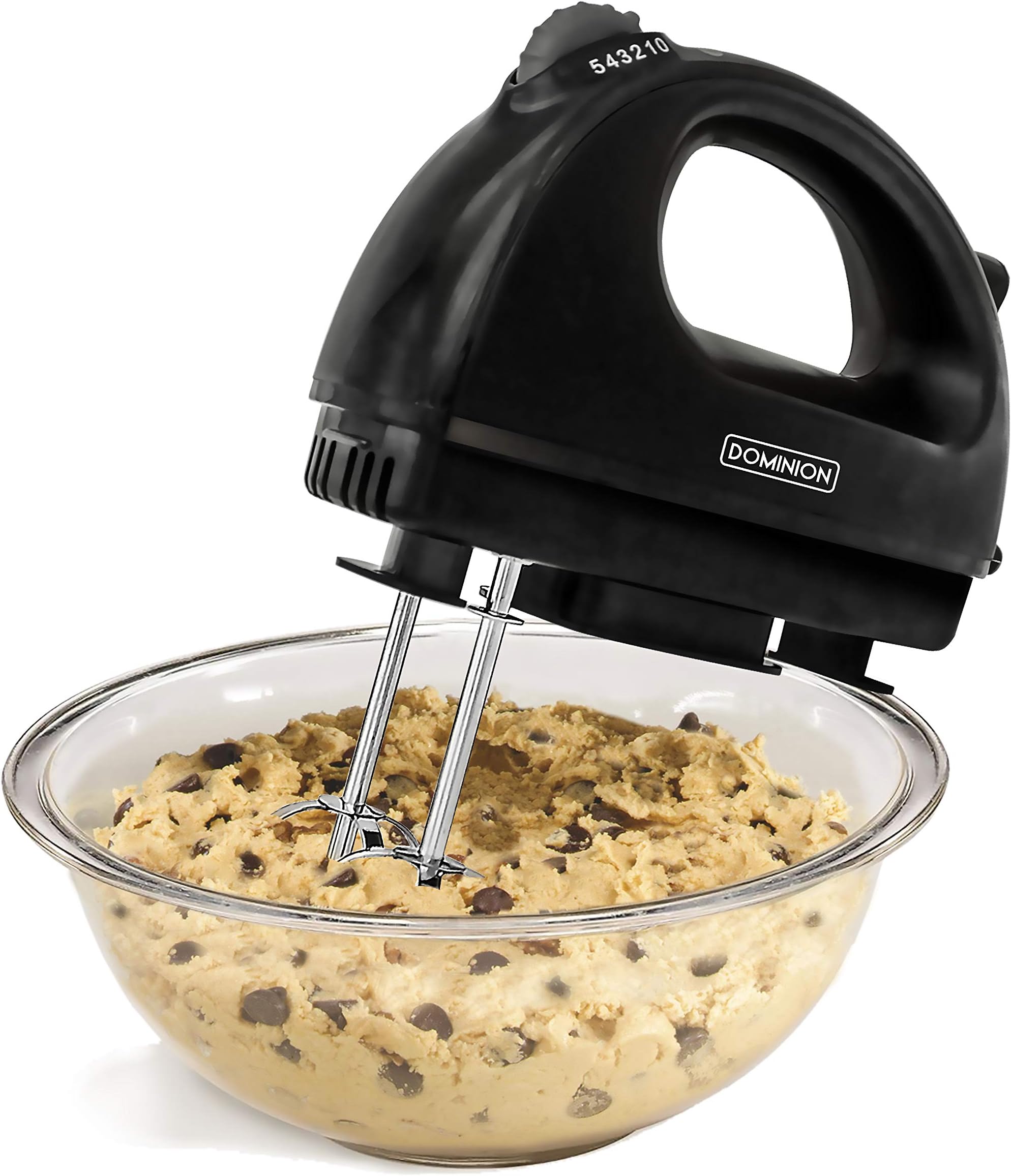 Dominion Electric Hand Mixer, Compact, Black