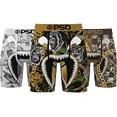 PSD Mens Underwear Warface Graphic Print Boxer Briefs, Packs &amp; Singles