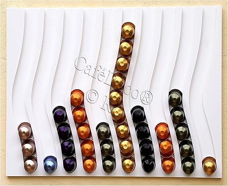 Coffee Capsule Dispenser Capsule Holder For Nespresso Capsules Only Amazon De Kuche Haushalt