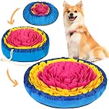 Vivifying Snuffle Mat for Dogs Durable Interactive Toy 17in Pink Yellow view 9