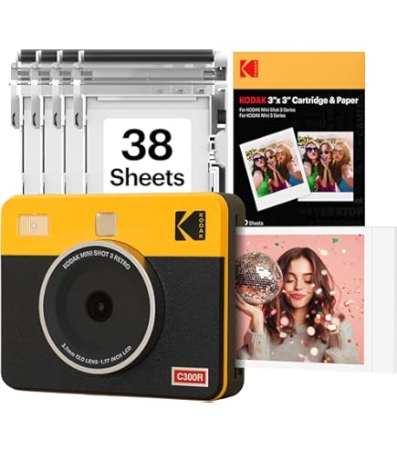 Amazon.com: KODAK Memo Shot ERA Kids Instant Digital Camera and