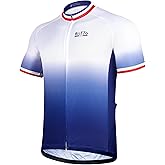 ROTTO Cycling Jersey Mens Bike Shirt Short Sleeve Gradient Color Series