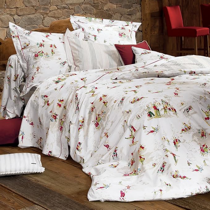 Anne de Solene Bettwäsche Heidi 155x220+80x80 Bunt