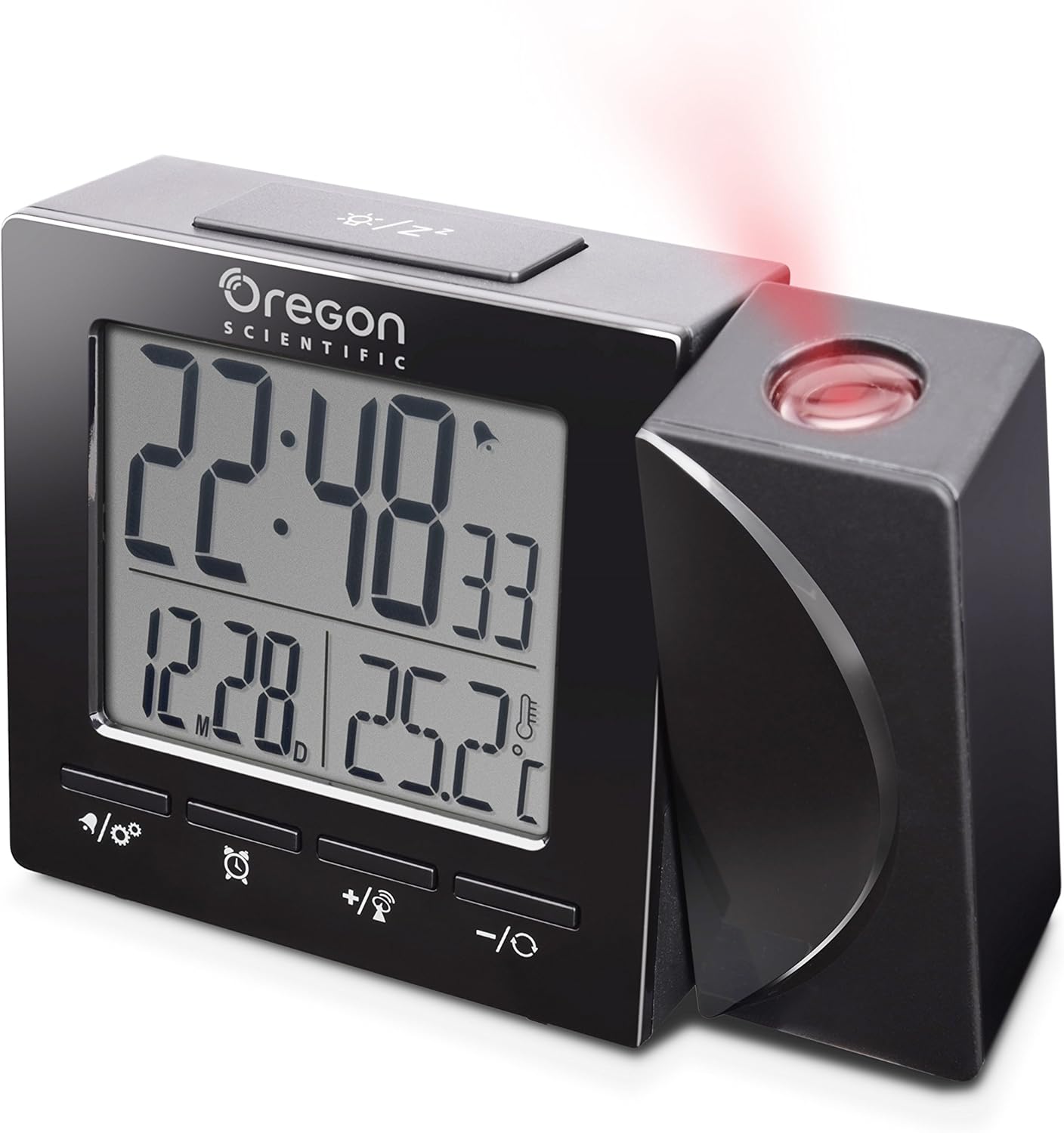 Oregon Scientific Travel Projection Atomic Clock with Indoor