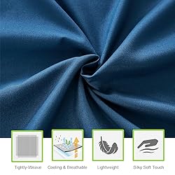 ILAVANDE Navy Blue King Sheets Set 6 Piece,Hotel