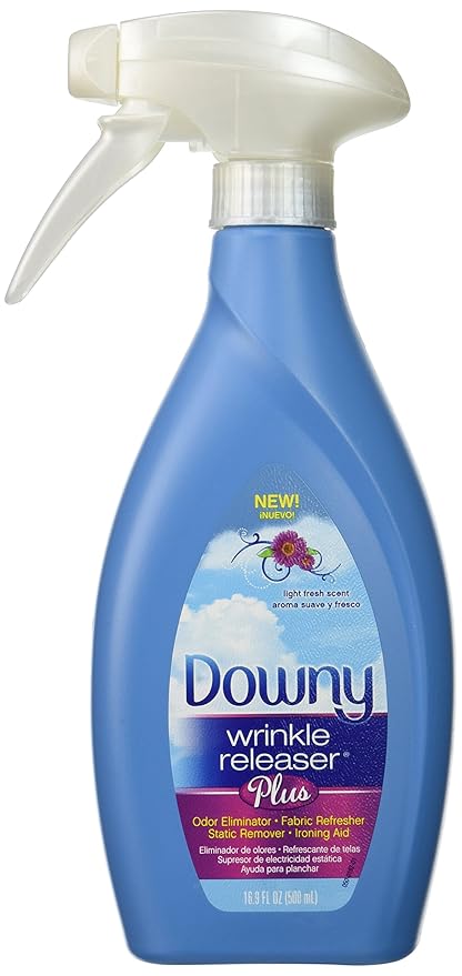 Downy Wrinkle Releaser Plus Light Fresh Scent 16 9 Fl Oz Trigger Spray Bottle Odor Eliminator Fabric Refresher Static Remover Ironing Aid Amazon In Beauty