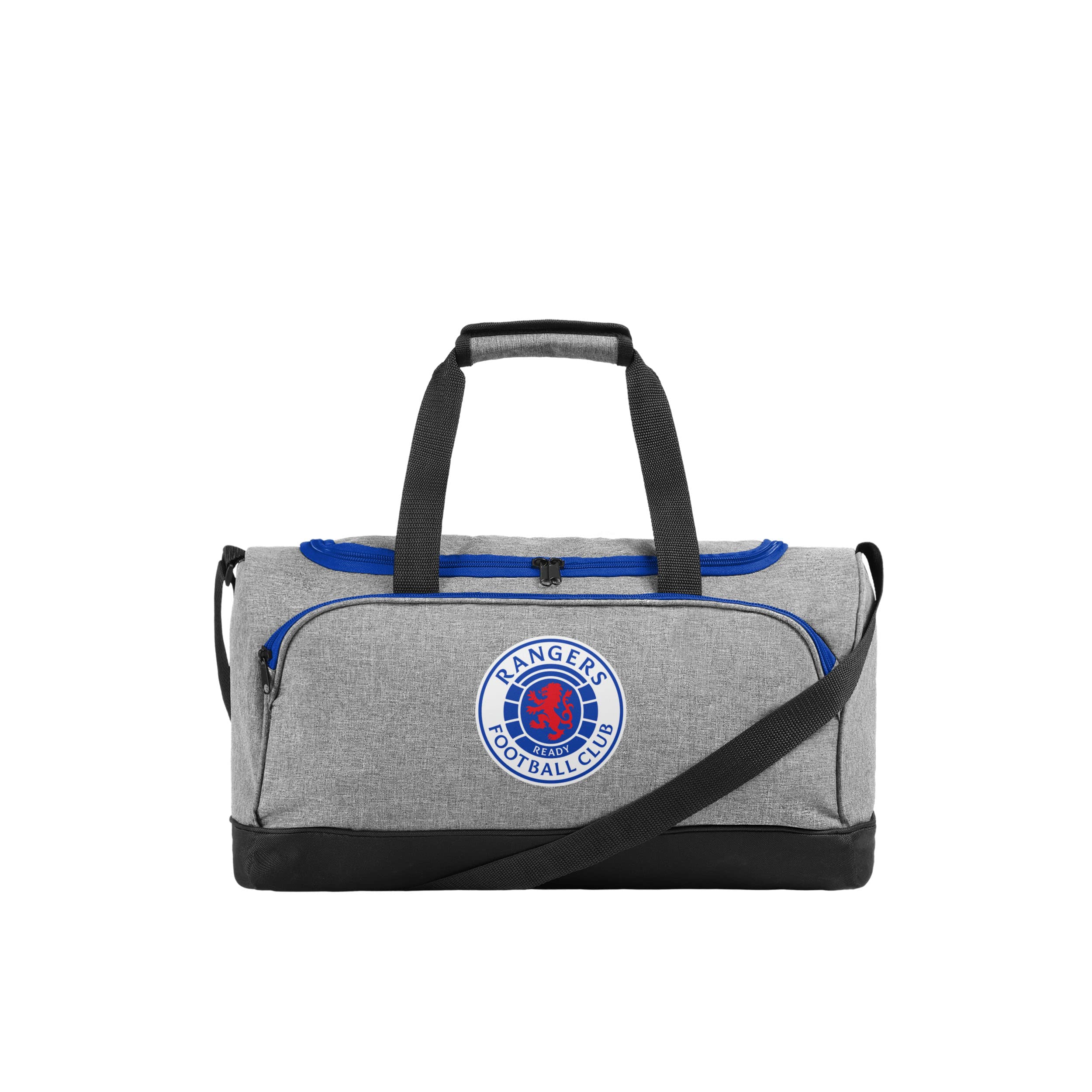 FOCO Officially Licensed Rangers FC Grey Duffle Bag