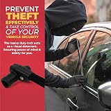GADLANE Black T-Bar Steering Wheel Lock Car Security with 2 Keys view 6